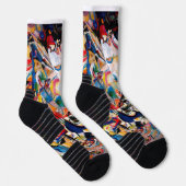 Kandinsky Zusammensetzung VII Abstrakte Malerei Socken (Rechts)