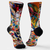Kandinsky Zusammensetzung VII Abstrakte Malerei Socken (Gewinkelt)