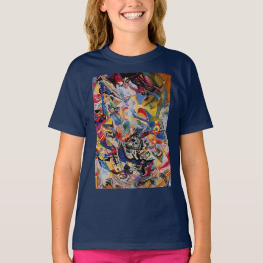 Kandinsky Zusammensetzung VII Abstrakte Malerei T-Shirt (Vorderseite)