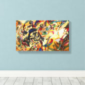 Kandinsky Zusammensetzung VII Canvas Print Leinwanddruck (Insitu (Holzboden))