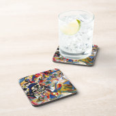 Kandinsky-Zusammensetzung VII Getränkeuntersetzer (Rechte Seite)