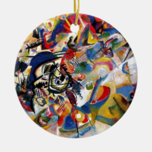Kandinsky-Zusammensetzung VII Keramik Ornament
