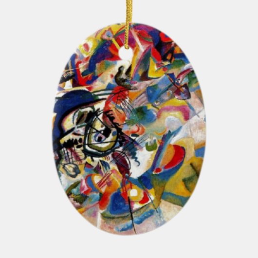 Kandinsky-Zusammensetzung VII Keramikornament (Vorne)