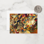 Kandinsky - Zusammensetzung VII Mitteilungskarte (Vorderseite/Rückseite Beispiel)