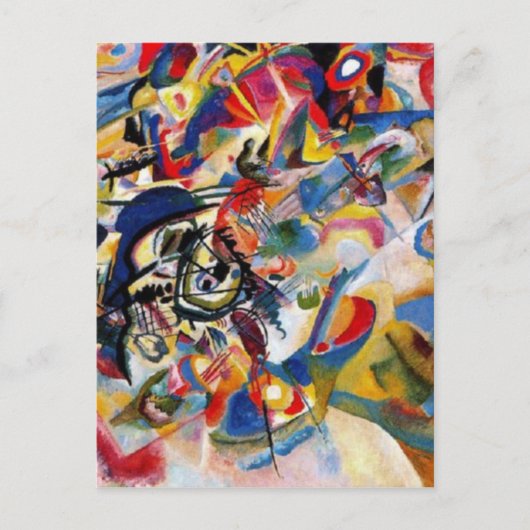 Kandinsky-Zusammensetzung VII Postkarte (Vorderseite)