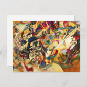 Kandinsky Zusammensetzung VII Postkarte (Vorne/Hinten)