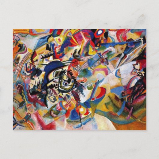 Kandinsky-Zusammensetzung VII Postkarte (Vorderseite)