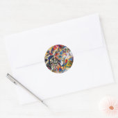 Kandinsky-Zusammensetzung VII Runder Aufkleber (Umschlag)