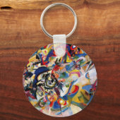 Kandinsky-Zusammensetzung VII Schlüsselanhänger (Vorderseite)