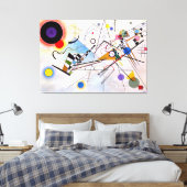 KANDINSKY - ZUSAMMENSETZUNG VIII - 1923 - Bauhaus Leinwanddruck (Insitu (Schlafzimmer))