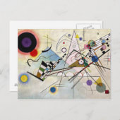 KANDINSKY - Zusammensetzung VIII 1923 Postkarte (Vorne/Hinten)