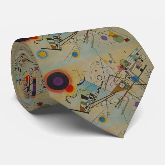 Kandinsky Zusammensetzung VIII Abstrakt Neck Tie Krawatte (Gerollt)