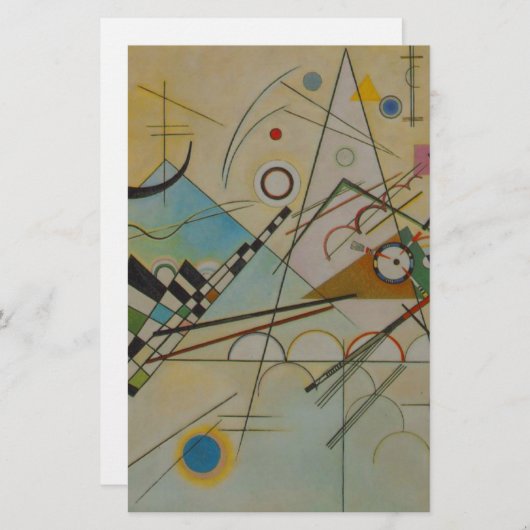 Kandinsky-Zusammensetzung VIII Briefpapier (Vorne/Hinten)