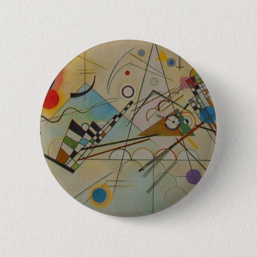 Kandinsky-Zusammensetzung VIII Button (Vorderseite)