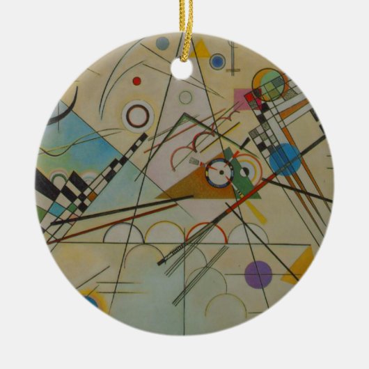 Kandinsky-Zusammensetzung VIII Keramik Ornament (Vorne)