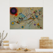 Kandinsky Zusammensetzung VIII Malerei Art Poster (Küche)