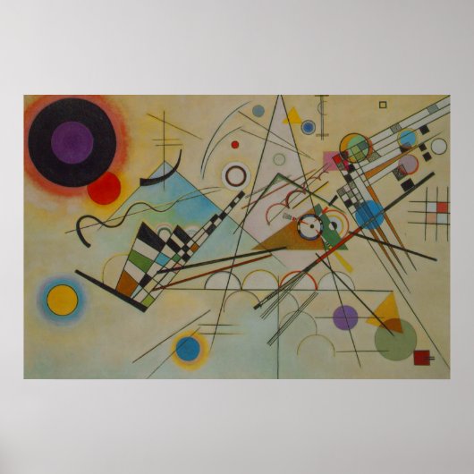 Kandinsky Zusammensetzung VIII Malerei Art Poster (Vorne)