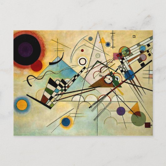 Kandinsky - Zusammensetzung VIII Postkarte (Vorderseite)