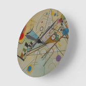 Kandinsky-Zusammensetzung VIII Runde Wanduhr (Winkel)