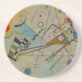 Kandinsky-Zusammensetzung VIII Sandstein Untersetzer (Vorne)