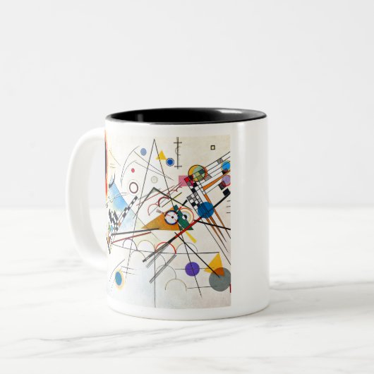 Kandinsky Zusammensetzung VIII Zweifarbige Tasse (Vorderseite Links)