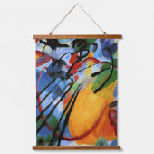 Kandinsky - Zwei berühmte abstrakte Gemälde Wandteppich Mit Holzrahmen (Vorderseite 2)