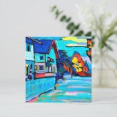Kandinsky - Zwei Häuser Karte (Stehend Vorderseite)