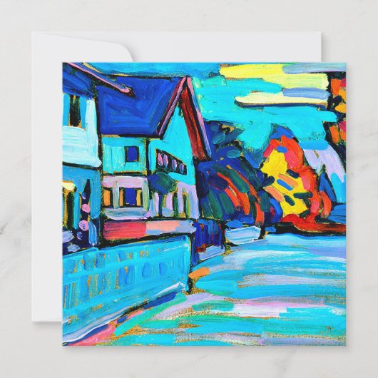 Kandinsky - Zwei Häuser Karte (Vorderseite)