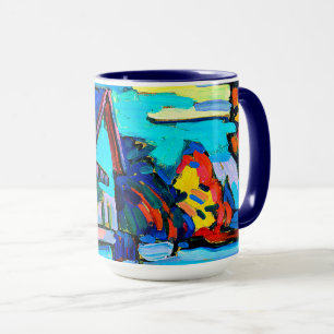Kandinsky - Zwei Häuser Tasse