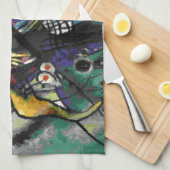 Kandinsky - zwei Ovalen Handtuch (Viertel Falte)