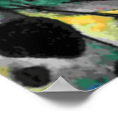 Kandinsky - zwei Ovalen Poster (Ecke)