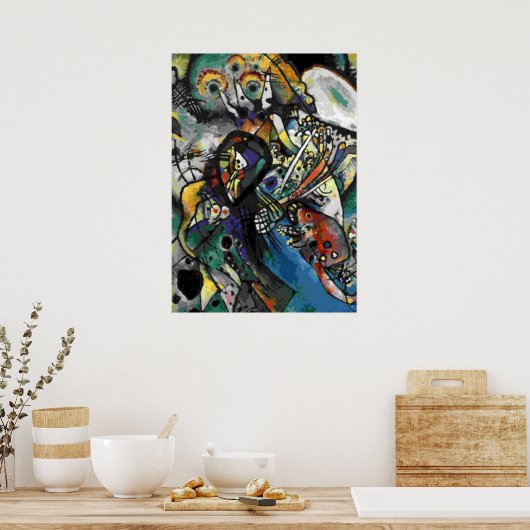 Kandinsky - zwei Ovalen Poster (Küche)