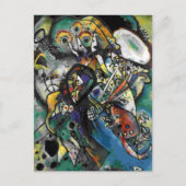 Kandinsky - zwei Ovalen Postkarte (Vorderseite)