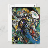 Kandinsky - zwei Ovalen Postkarte (Vorne/Hinten)