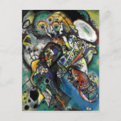 Kandinsky - zwei Ovalen Postkarte (Vorderseite)