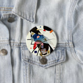 Kandinsky - Zwei schwarze Flecken Button (Beispiel)