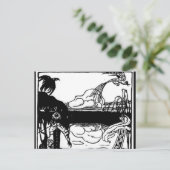 Kandinsky - Zwei Vögel Postkarte (Stehend Vorderseite)