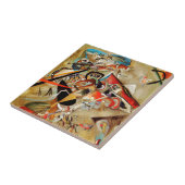 Kandinsky's Abstrakte Kompositionsmalerei Fliese (Seite)