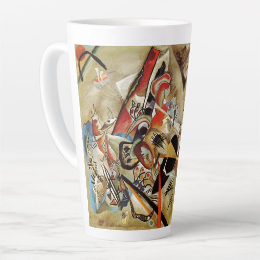 Kandinsky's Abstrakte Kompositionsmalerei Milchtasse (Linke Ecke)