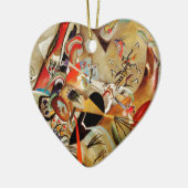 Kandinskys Abstrakte Zusammensetzung Keramik Ornament (Links)