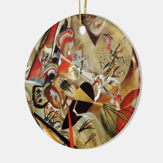 Kandinskys Abstrakte Zusammensetzung Keramikornament (Links)