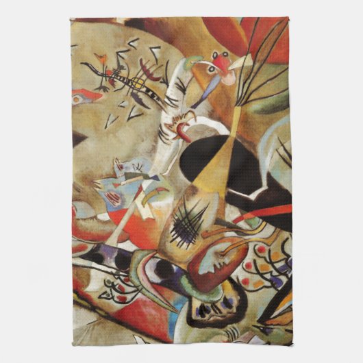 Kandinskys Abstrakte Zusammensetzung Küchentuch (Vertikal)