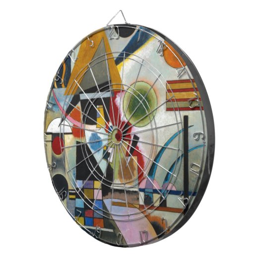 Kandinskys Abstraktes Gemälde-Swinging Dartscheibe (Vorderseite rechts)