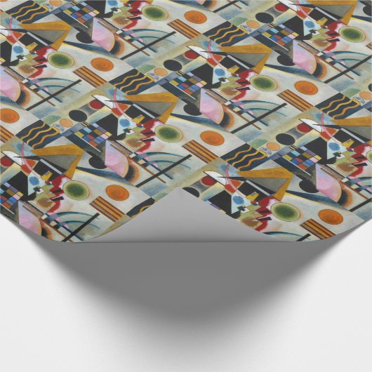Kandinskys Abstraktes Gemälde-Swinging Geschenkpapier (Ecke)