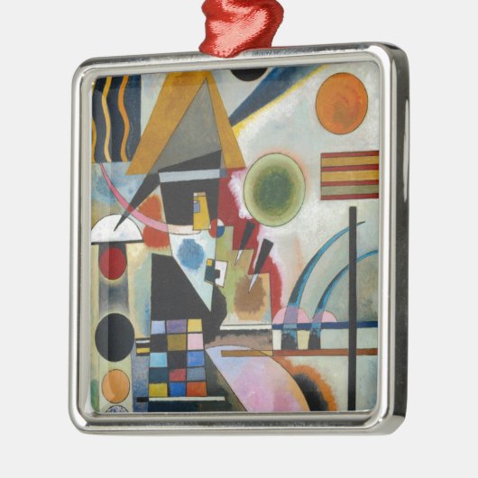 Kandinskys Abstraktes Gemälde-Swinging Ornament Aus Metall (Links)