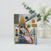 Kandinskys Abstraktes Gemälde-Swinging Postkarte (Stehend Vorderseite)