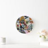 Kandinskys Abstraktes Gemälde-Swinging Runde Wanduhr (Zuhause)