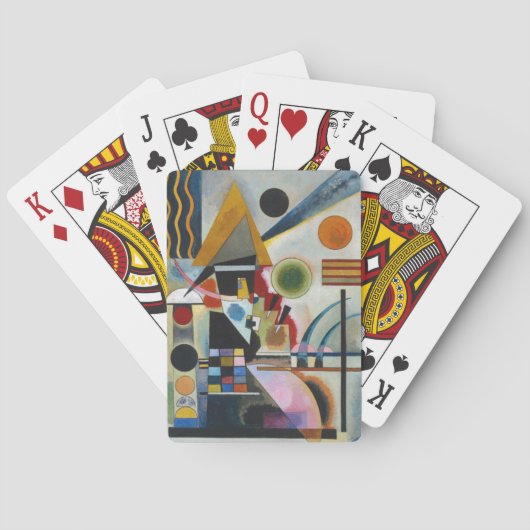 Kandinskys Abstraktes Gemälde-Swinging Spielkarten (Rückseite)