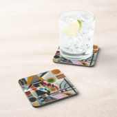 Kandinskys Abstraktes Gemälde-Swinging Untersetzer (Rechte Seite)