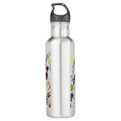 Kandinskys Abstraktes Malwerk Edelstahlflasche (Rückseite)